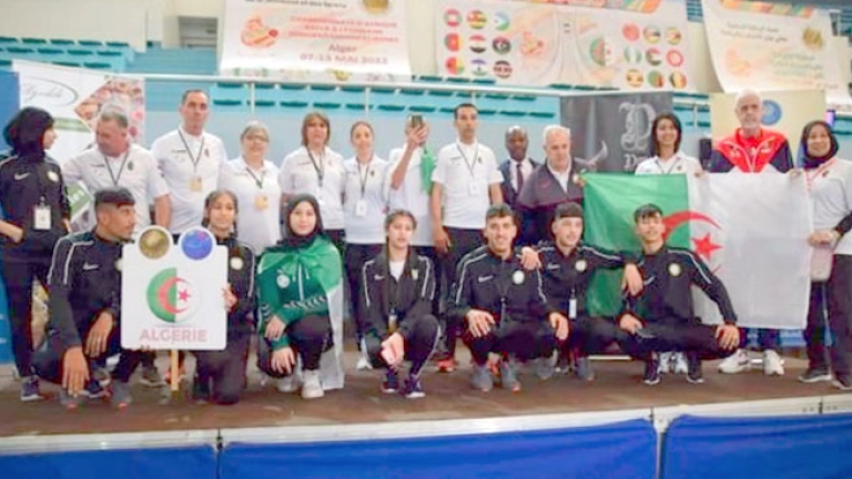 الجزائر تتوج باللقب القاري في الاختصاصين