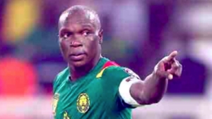 قائد المنتخب الكاميروني فانسون أبوبكر، لاعب الاتفاق السعودي