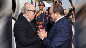 رئيس الجمهورية، السيد عبد المجيد تبون - الرئيس المصري، السيد عبد الفتاح السيسي