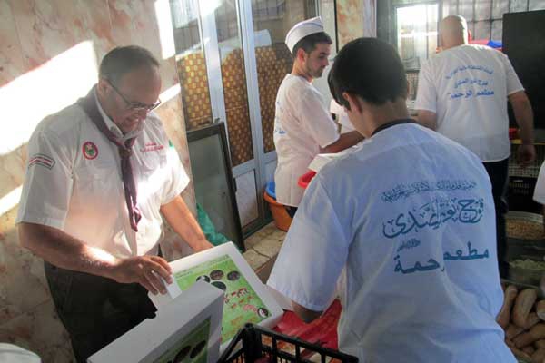 إعطاء إشارة انطلاق مشاريع رمضان