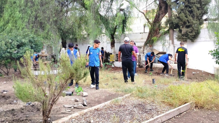 حملة واسعة لمرافقة وصيانة الشتلات المغروسة