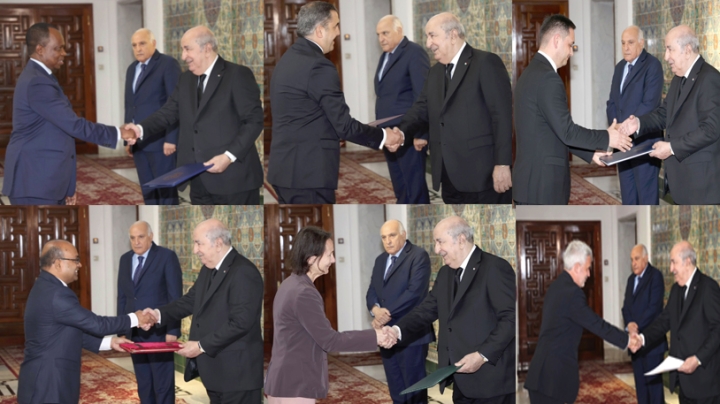 إشادة بمواقف الجزائر ورئيسها وحرص على التعاون معها