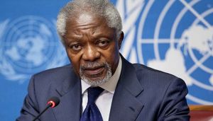الأمين العام السابق لمنظمة الأمم المتحدة كوفي عنان