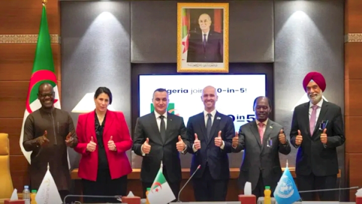 الجزائر تنضّم إلى الحملة العالمية "50 في 5"