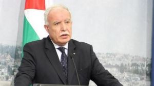 وزير الخارجية الفلسطيني، رياض المالكي