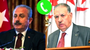 رئيس مجلس الأمة السيد صالح قوجيل- السيد مصطفى شنطوب، رئيس الجمعية الوطنية الكبرى للجمهورية التركية