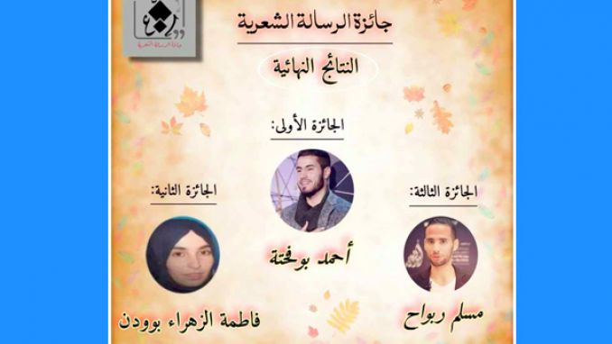 الإعلان عن أسماء الفائزين