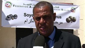 رئيس الاتحاد الإفريقي للكرة  الحديدية ياسين كافي