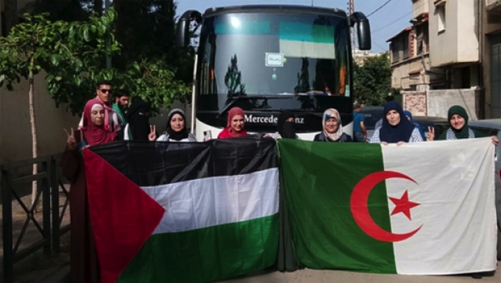 "قافلة الصمود" ترجمة لعمق تضامن الجزائر مع فلسطين