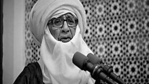 المجاهد المرحوم الحاج إبراهيم غومة، أمين عقال وأعيان "أزجر الطاسيلي"