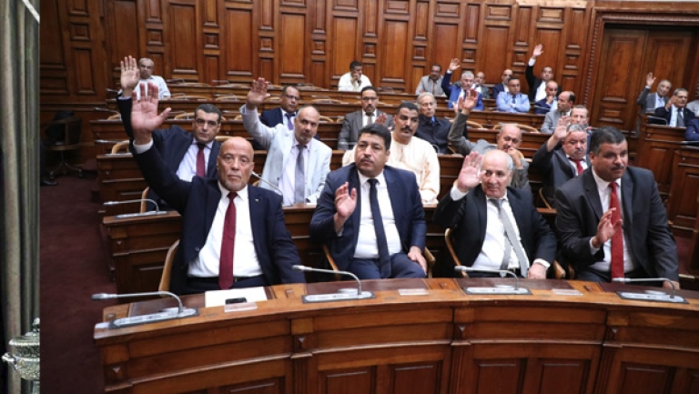 المصادقة على قائمة نواب الرئيس وتنصيب اللجان