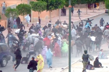 قمع مغربي ضد السكان الصحراويين في المدن المحتلة