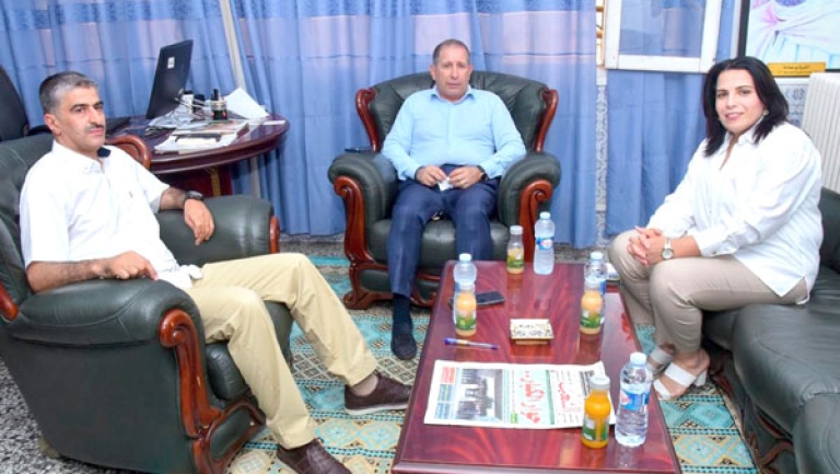 سيدي سعيد ينقل تهاني رئيس الجمهورية للأسرة الإعلامية