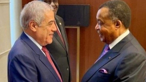 الوزير الأول، نذير العرباوي-رئيس جمهورية الكونغو، دنيس ساسو نغيسو