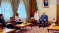 الوزير الأول، السيد نذير العرباوي - سفيرة جمهورية سلوفينيا بالجزائر، السيدة أورشكا كرامبورغر