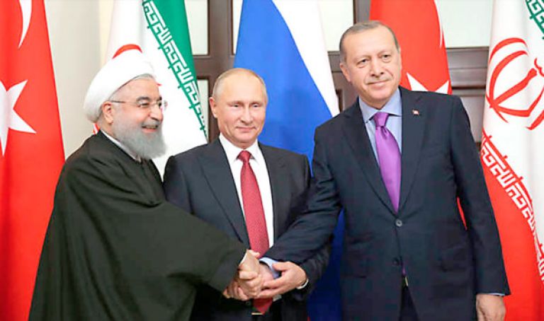 قمة روسية - تركية - إيرانية بداية العام حول سوريا