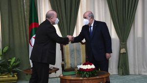 رئيس الجمهورية السيد عبد المجيد تبون الوزير الأول، أيمن بن عبد الرحمان