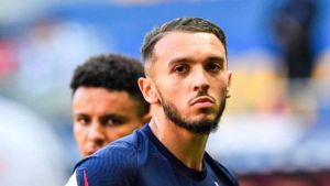 المهاجم الدولي الجزائري أمين غويري