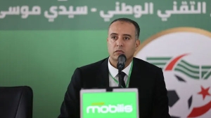 رئيس الاتحاد الجزائري لكرة القدم، وليد صادي