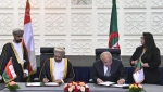 وزير الشؤون الخارجية والجالية الوطنية بالخارج، أحمد عطاف-وزير الشؤون الخارجية العماني، بدر بن حمد بن حمود البوسعيدي