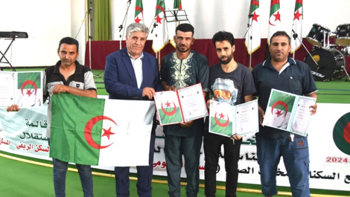 توزيع مفاتيح 3038 سكن بقالمة