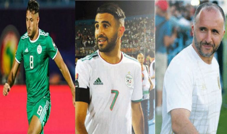 محرز، بلايلي، بلماضي والمنتخب الوطني في المنافسة