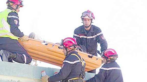 مناورات تطبيقية للحماية المدنية