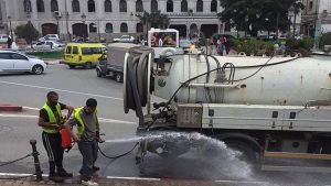 عمليات تنظيف واسعة لمواجهة الموجة الثالثة لـ’’كورونا"