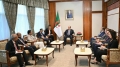 الوزير الأول، السيد سيفي غريب، أمس - وزير الطاقة والكهرباء والموارد المعدنية، إقبال حسن محمود