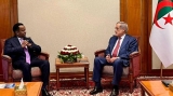 الوزير الأول السيد نذير العرباوي  - وزير الشؤون الخارجية والتعاون الدولي لجمهورية الصومال الفيدرالية، السيد عبد السلام عبدي علي