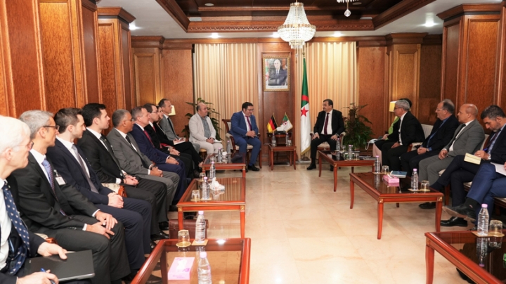 ارتياح جزائري- ألماني للتقدم المحرز في تطوير الهيدروجين