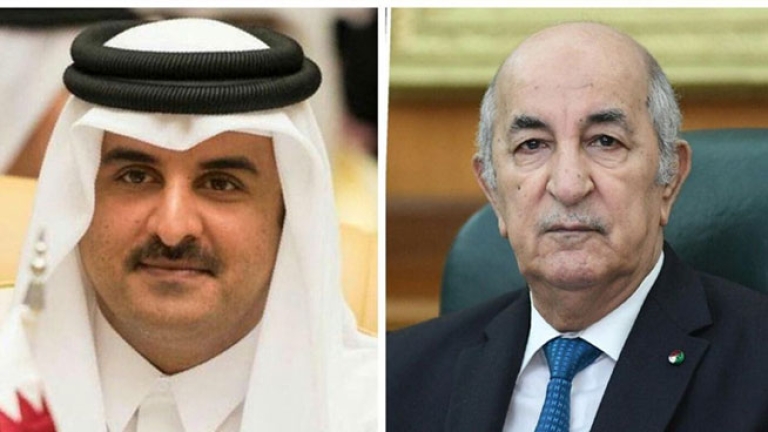 رئيس الجمهورية يتلقى تهاني أمير دولة قطر