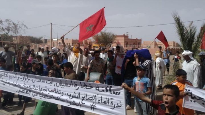 احتجاجات &quot;العطش&quot; تتواصل في المغرب
