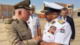 الوزير المنتدب لدى وزير الدفاع الوطني، رئيس أركان الجيش الوطني الشعبي، الفريق أول السعيد شنقريحة - الفريق الركن بحري عبد الله بن خميس بن عبد الله الرئيسي، رئيس أركان قوات السلطان المسلحة