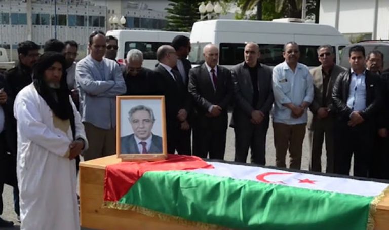 جثمان ممثل جبهة البوليساريو لدى الأمم المتحدة يصل إلى الجزائر