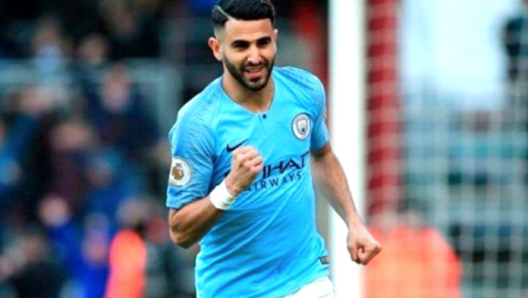 "مانشستر سيتي" يشيد بمحرز