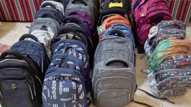 1350 حقيبة مدرسية لفائدة المتمدرسين المعوزّين