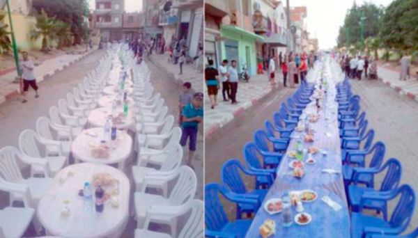 موائد الإفطار قبلة عابري السبيل