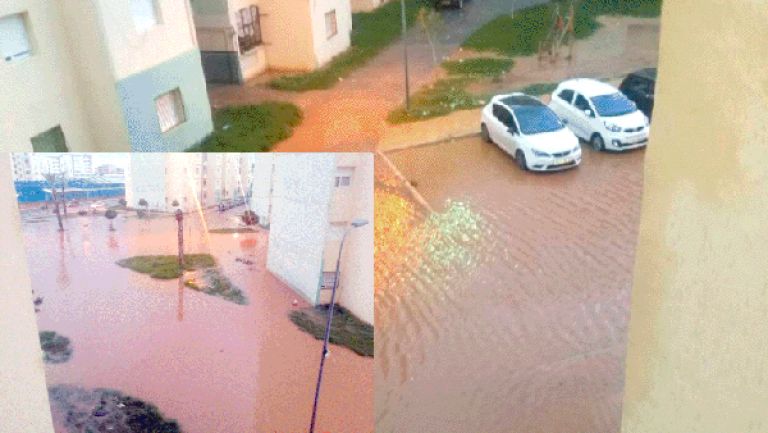حي ‘’بلقايد’’ يغرق في السيول