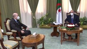 رئيس الجمهورية، السيد عبد المجيد تبون، السيد أيمن بن عبد الرحمان، الوزير الأول المكلف