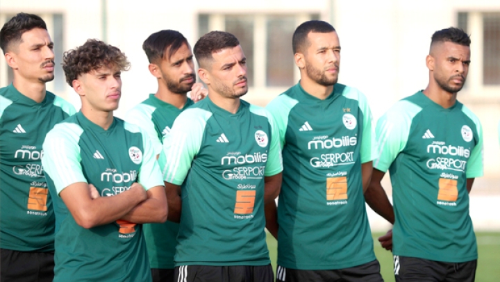 "الخضر" يواصلون العمل بحماس استعدادا لـ "الشان"