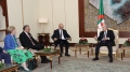 رئيس الجمهورية، السيد عبد المجيد تبون -  مستشار الرئيس الأمريكي، لشؤون إفريقيا والشؤون العربية والشرق الأوسط،  السيد مسعد بولس