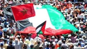 مظاهرات غاضبة في المغرب مناهضة للتطبيع