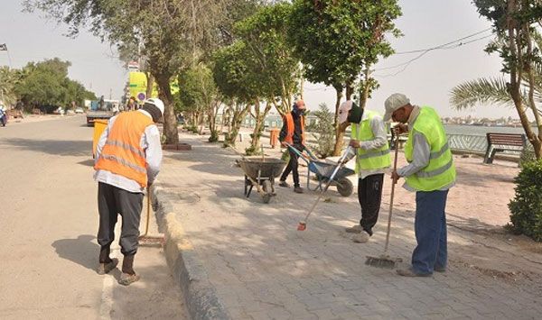 جمعية حقوق الإنسان تنظم حملة تنظيف