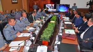 المدير العام للجمارك الجزائرية، اللواء عبد الحفيظ بخوش-المدير العام للجمارك الجزائرية التونسي، زهير الماجري