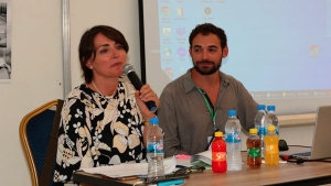 الفنانان الإيطاليان جوفاني روسو ولورنزو بالوني