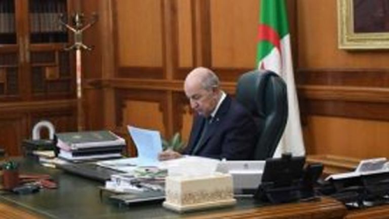 رئيس الجمهورية يوقع مرسوم حلّ المجلس الشعبي الوطني