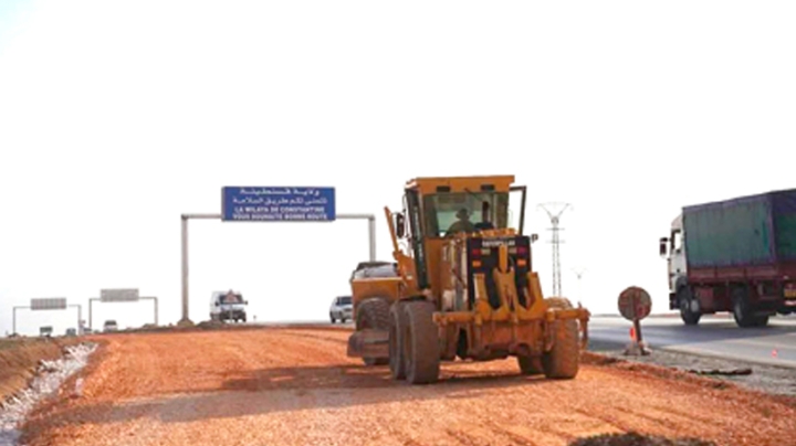 تقدم ملحوظ في مشروعي ازدواجية الطريقين الوطنيين 27 و79