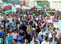 إضراب عام شمل بنغازي وطرابلس الليبيتين