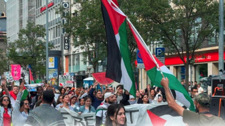 "ناشرون من أجل فلسطين" يحتجون